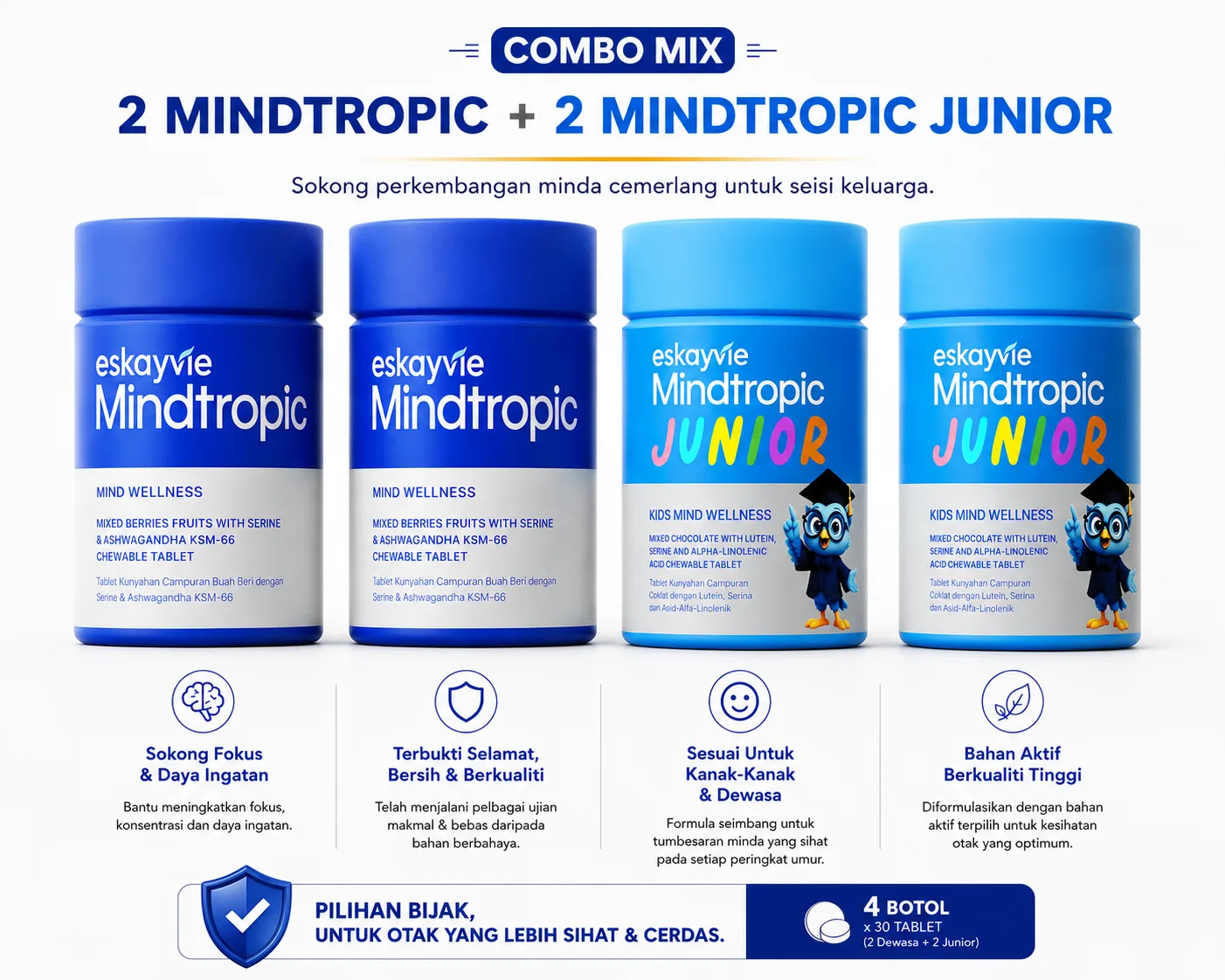 Combo Mix 4 Bottles
